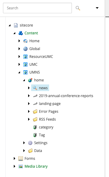 UMNews content folder