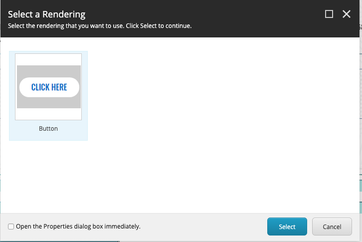 Call to Action: Select a Rendering